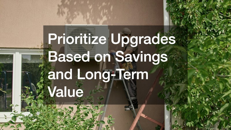 Prioritize Upgrades Based on Savings and Long-Term Value