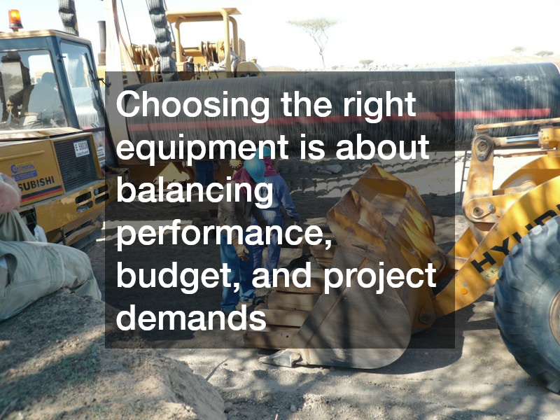 Choosing the right equipment is about balancing performance, budget, and project demands