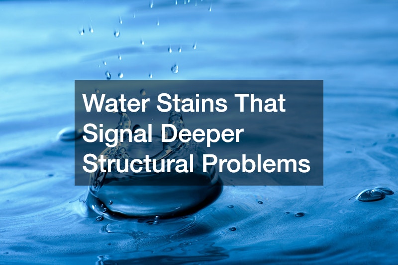 Water Stains That Signal Deeper Structural Problems