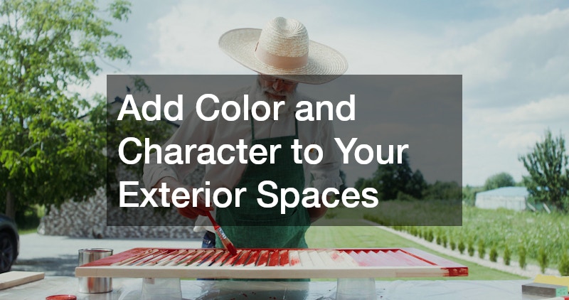 Add Color and Character to Your Exterior Spaces