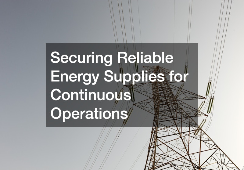 Securing Reliable Energy Supplies for Continuous Operations
