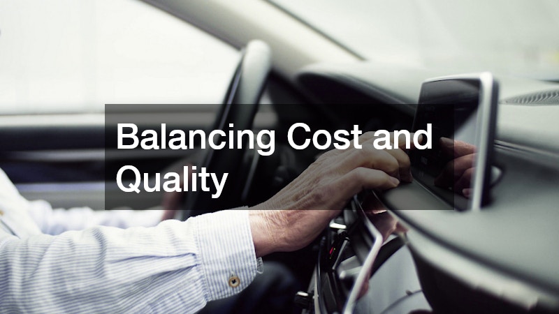 Balancing Cost and Quality