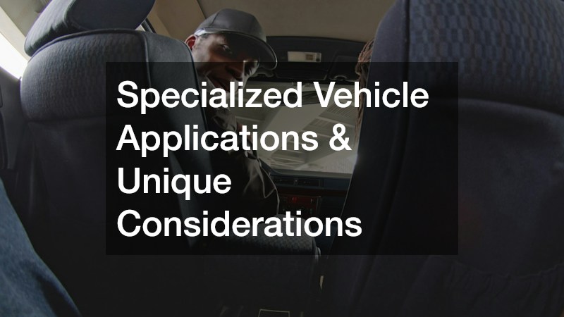 Specialized Vehicle Applications & Unique Considerations