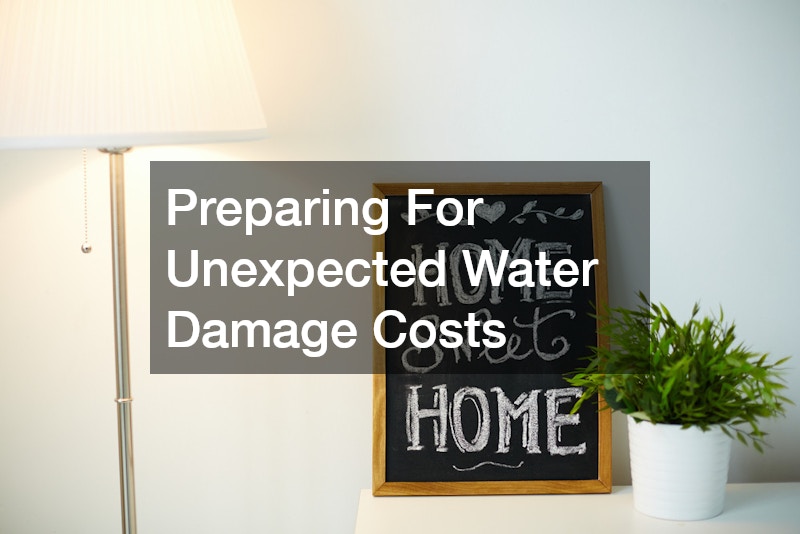 Preparing For Unexpected Water Damage Costs