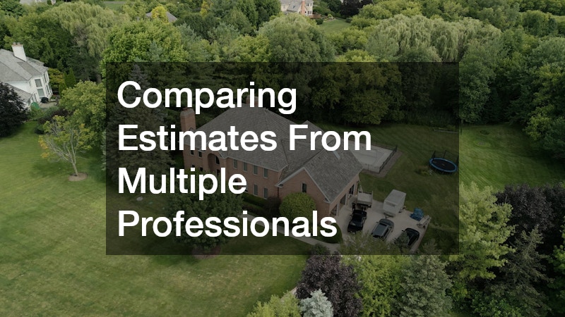 Comparing Estimates From Multiple Professionals