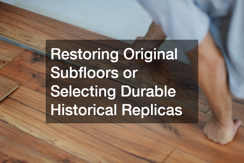 Restoring Original Subfloors or Selecting Durable Historical Replicas