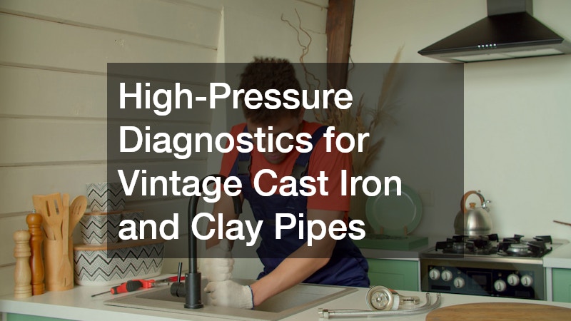 High-Pressure Diagnostics for Vintage Cast Iron and Clay Pipes