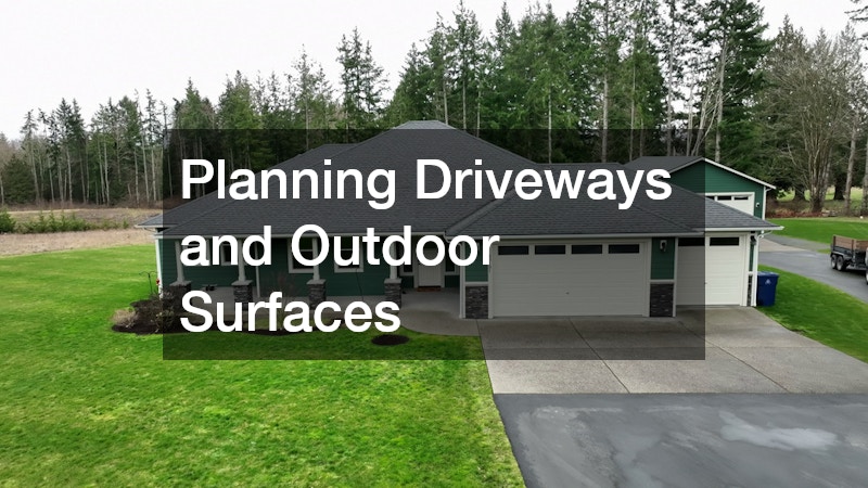 Planning Driveways and Outdoor Surfaces