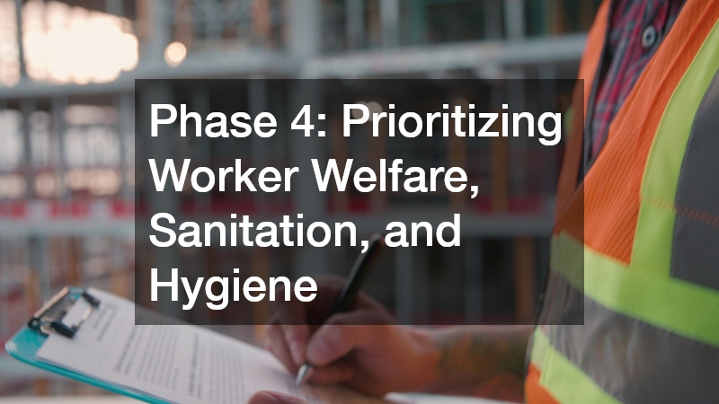 Phase 4: Prioritizing Worker Welfare, Sanitation, and Hygiene