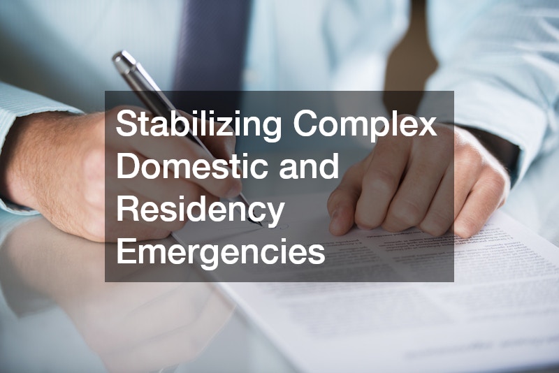 Stabilizing Complex Domestic and Residency Emergencies