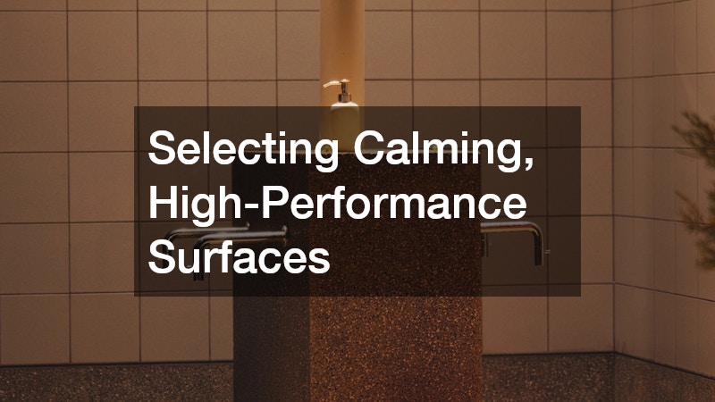 Selecting Calming, High-Performance Surfaces