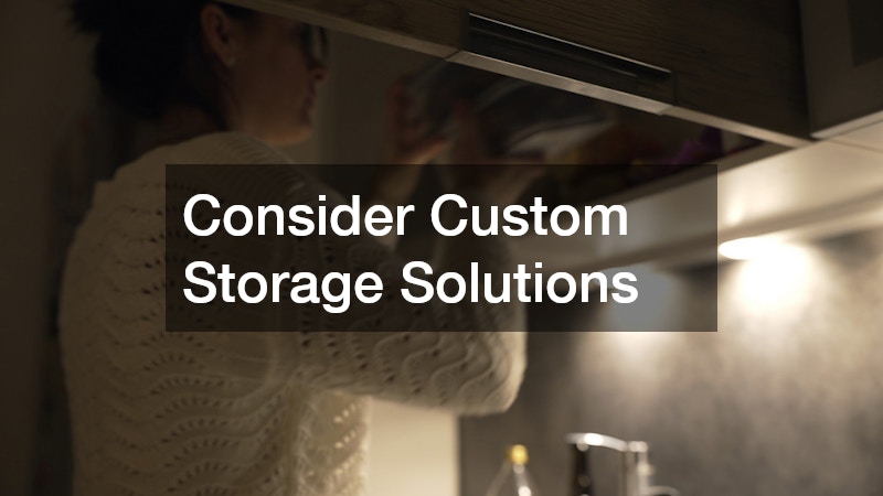 Consider Custom Storage Solutions