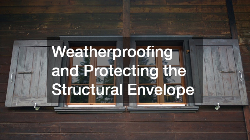 Weatherproofing and Protecting the Structural Envelope