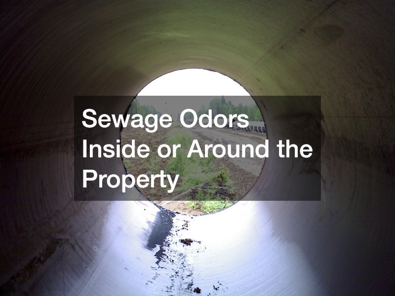 Sewage Odors Inside or Around the Property