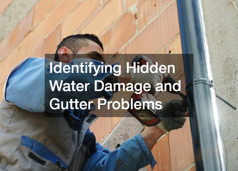 Identifying Hidden Water Damage and Gutter Problems