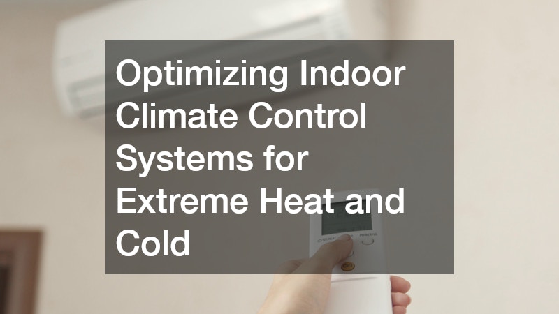 Optimizing Indoor Climate Control Systems for Extreme Heat and Cold