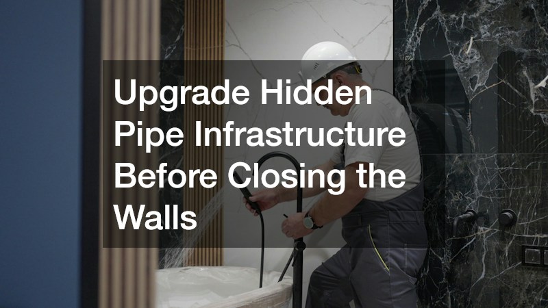 Upgrade Hidden Pipe Infrastructure Before Closing the Walls