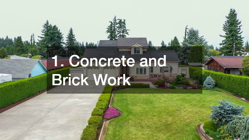 1. Concrete and Brick Work