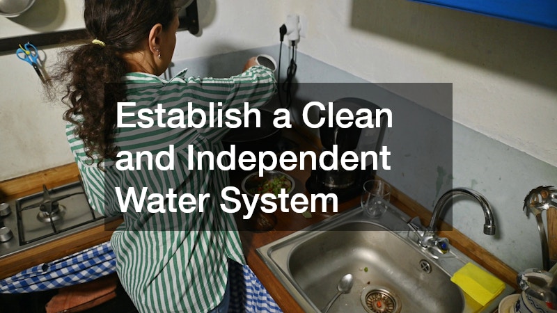 Establish a Clean and Independent Water System