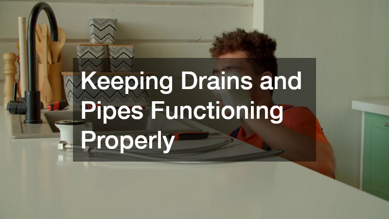 Keeping Drains and Pipes Functioning Properly
