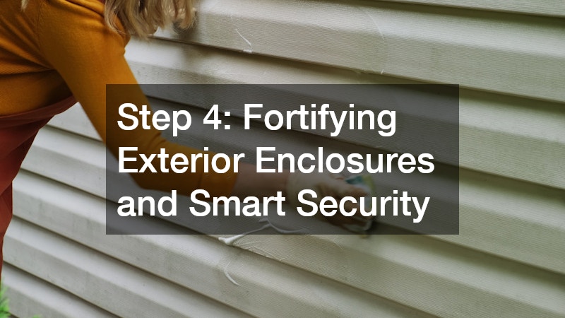 Step 4: Fortifying Exterior Enclosures and Smart Security