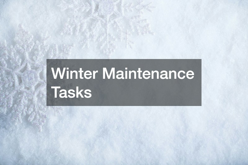 Winter Maintenance Tasks
