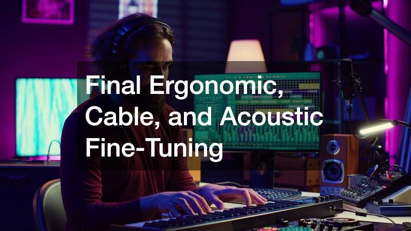 Final Ergonomic, Cable, and Acoustic Fine-Tuning