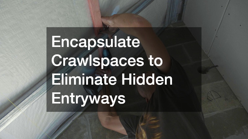 Encapsulate Crawlspaces to Eliminate Hidden Entryways