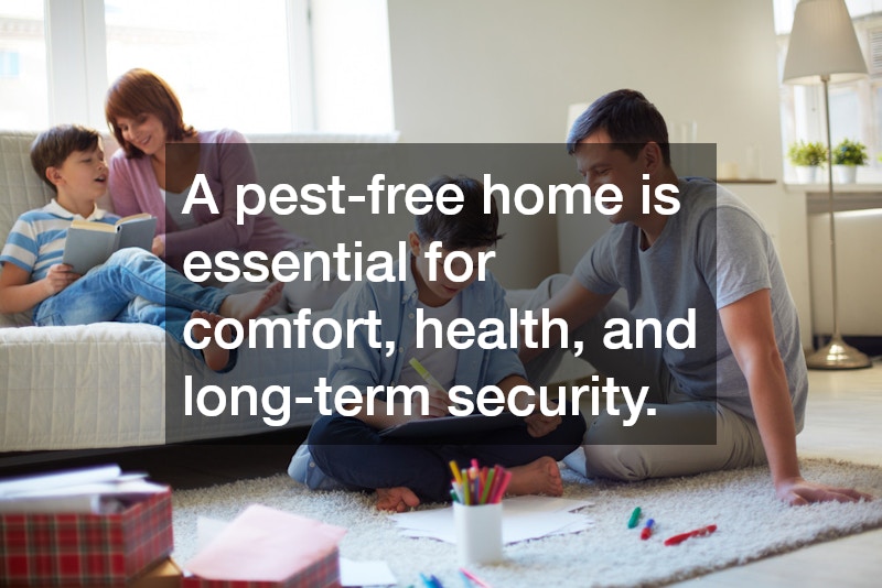 A pest-free home is essential for comfort, health, and long-term security.