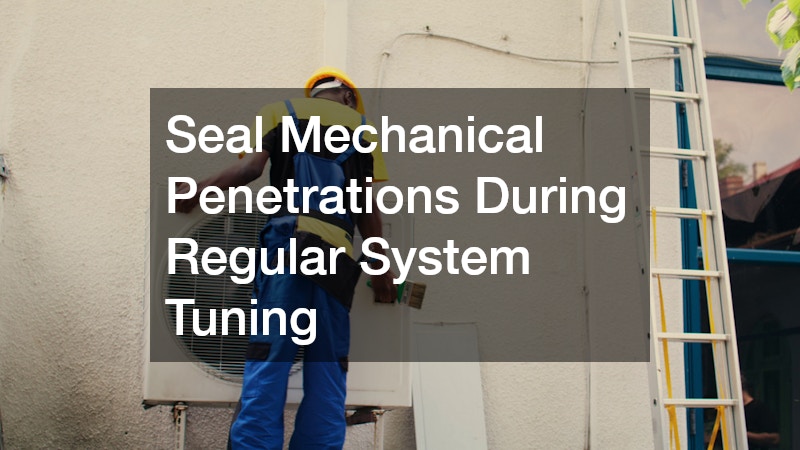 Seal Mechanical Penetrations During Regular System Tuning