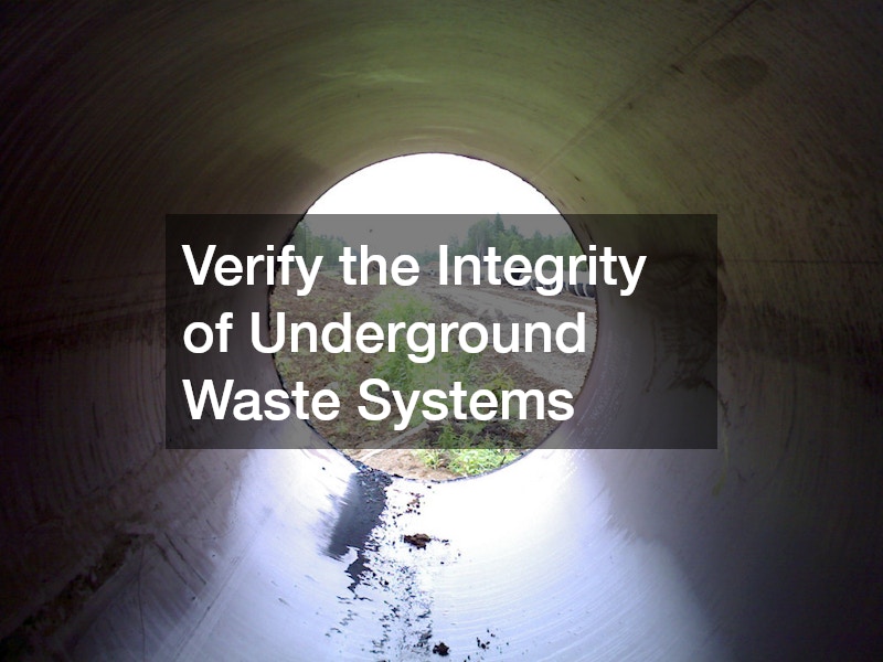 Verify the Integrity of Underground Waste Systems