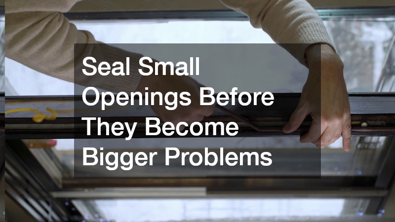 Seal Small Openings Before They Become Bigger Problems