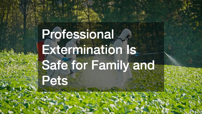 Professional Extermination Is Safe for Family and Pets