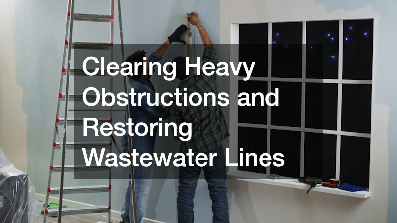 Clearing Heavy Obstructions and Restoring Wastewater Lines