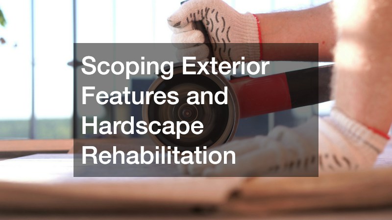 Scoping Exterior Features and Hardscape Rehabilitation