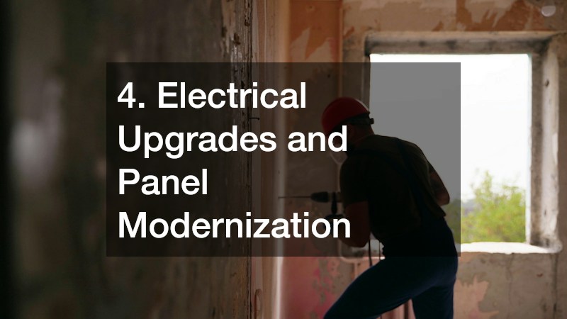 4. Electrical Upgrades and Panel Modernization