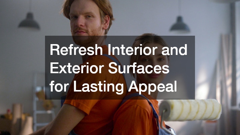 Refresh Interior and Exterior Surfaces for Lasting Appeal