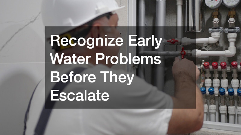 Recognize Early Water Problems Before They Escalate