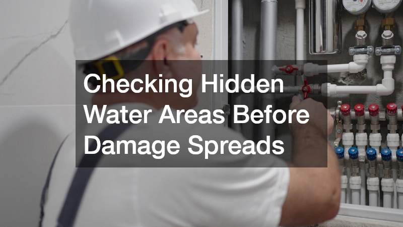 Checking Hidden Water Areas Before Damage Spreads