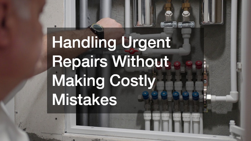 Handling Urgent Repairs Without Making Costly Mistakes