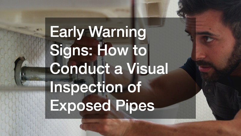 Early Warning Signs: How to Conduct a Visual Inspection of Exposed Pipes
