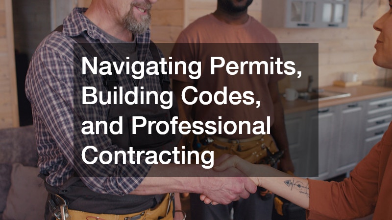 Navigating Permits, Building Codes, and Professional Contracting