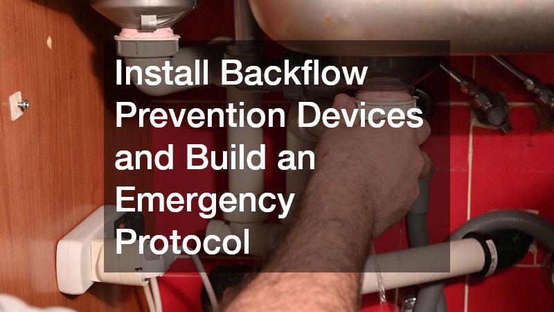 Install Backflow Prevention Devices and Build an Emergency Protocol