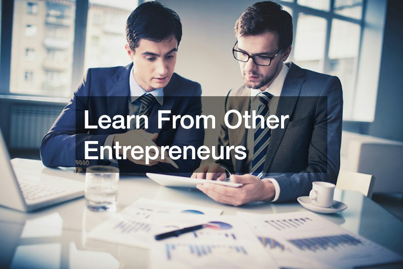 Learn From Other Entrepreneurs