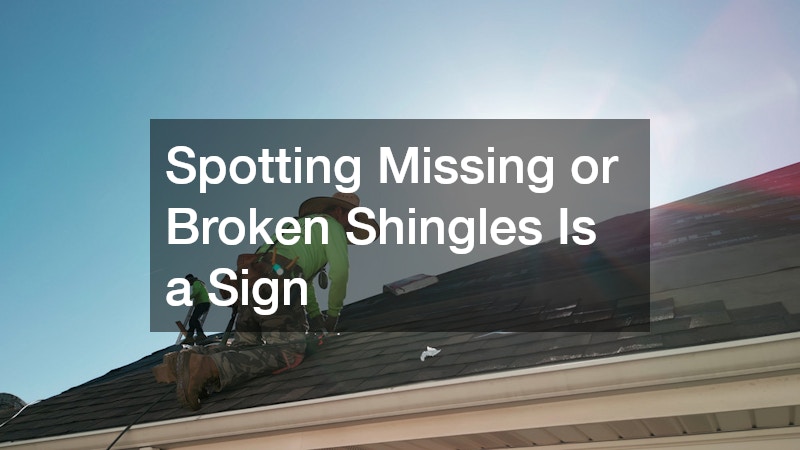 Spotting Missing or Broken Shingles Is a Sign