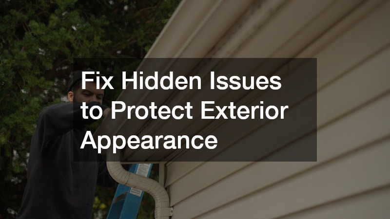 Fix Hidden Issues to Protect Exterior Appearance