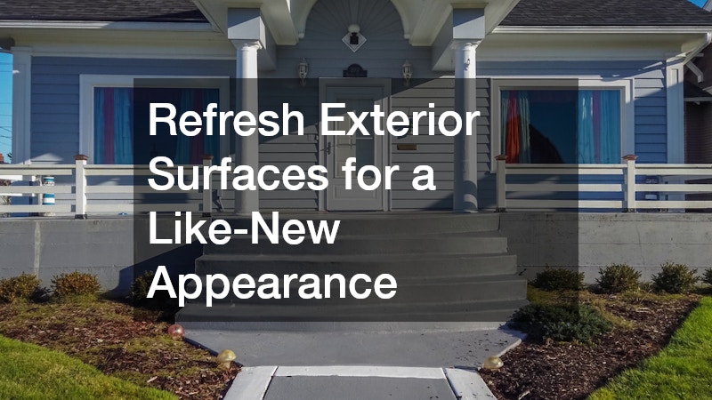 Refresh Exterior Surfaces for a Like-New Appearance