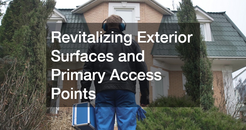 Revitalizing Exterior Surfaces and Primary Access Points