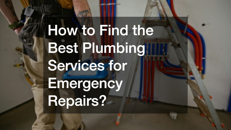 How to Find the Best Plumbing Services for Emergency Repairs?
