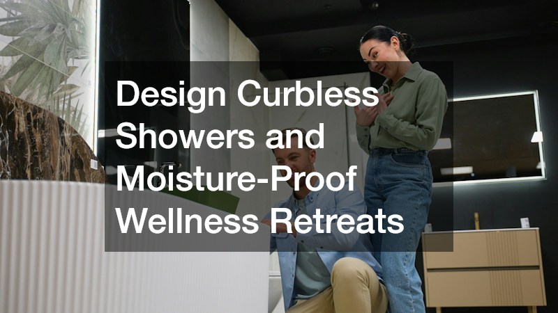 Design Curbless Showers and Moisture-Proof Wellness Retreats